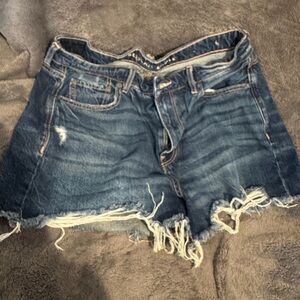 American Eagle Outfitters Dark Blue Jean Shorts